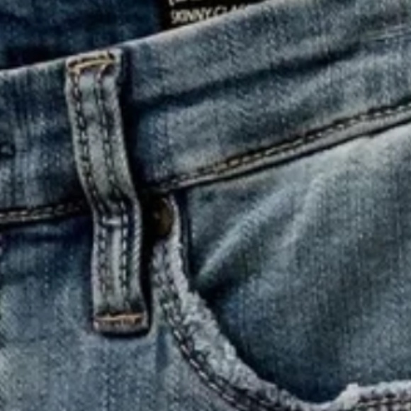 BLANK NYC Side Stripe Tuxedo Skinny Classic Raw Hem Jean 27 - Picture 5 of 10